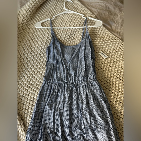 NWT blue printed tank dress - Picture 2 of 3